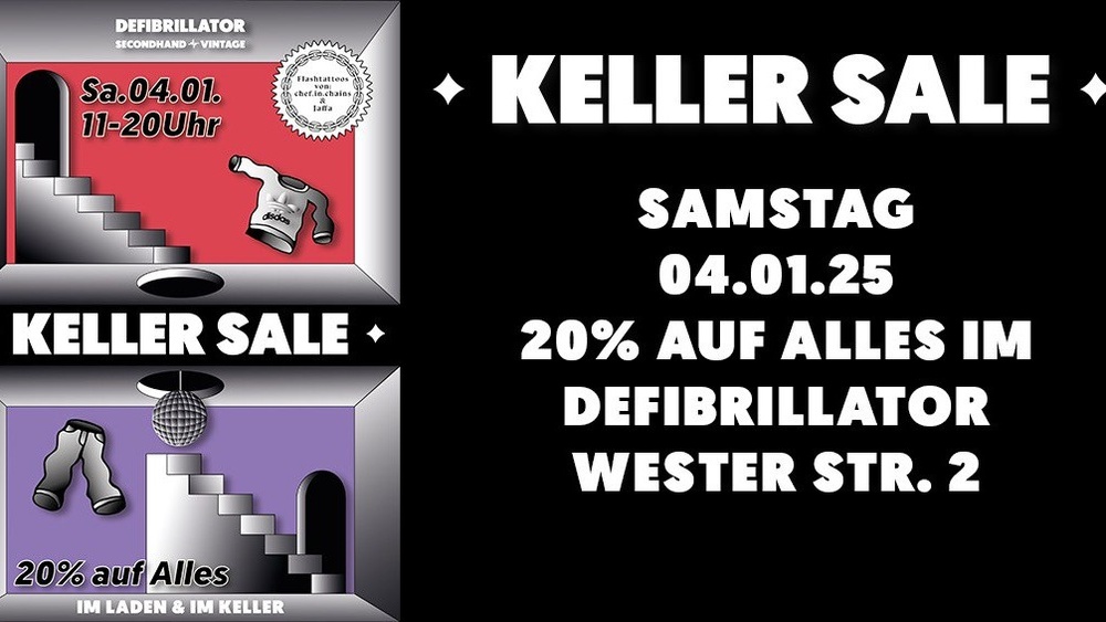 Kellersale/Lagerverkauf @Defibrillator Secondhand