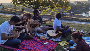 Picknick &  Spiele im Olympiapark