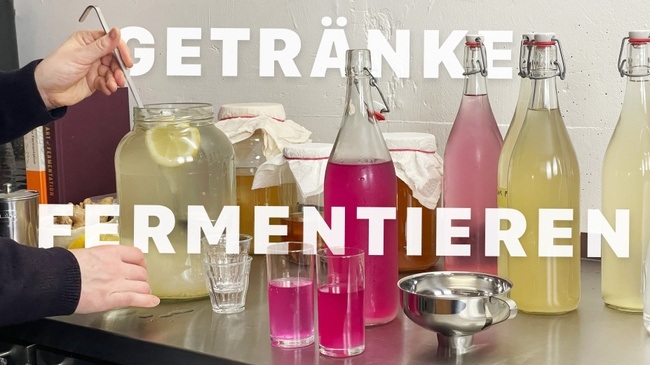Fermentierworkshop – Getränke: Kombucha, Wasserkefir, Ingwerbier