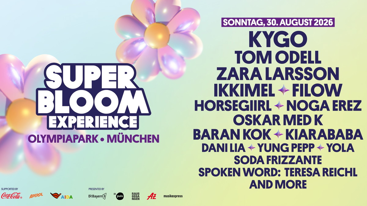 Titelbild der Veranstaltung SUPERBLOOM 2026 Experience Days – SONNTAG