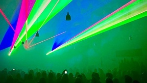 Lasershow in Rodenkirchen