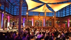 Mediengarten der media city leipzig