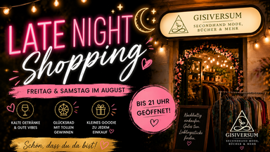 Late Night Shopping im Gisiversum – entspannt stöbern bis 21 Uhr