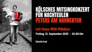 MitSingKunzät vür Naaksüüle, kostenloses Mitsingkonzert mit Hans Willi Mölders