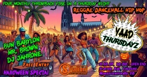 YAAD THURSDAYZ: Halloween Special - Throwback Reggae, Dancehall & Hip Hop Vibes