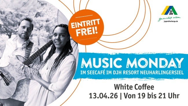 White Coffee zum Music Monday im Seecafé im DJH Resort
