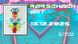 Sip and Paint Rorschach Art Workshop