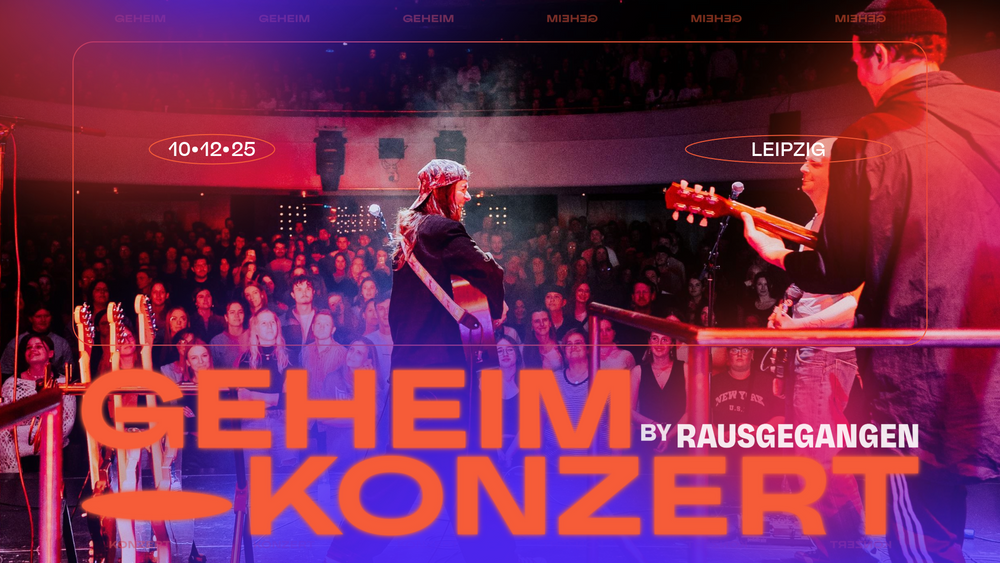 Geheimkonzert Leipzig | SUBCULTURE EDITION ❤️‍🔥 by Rausgegangen