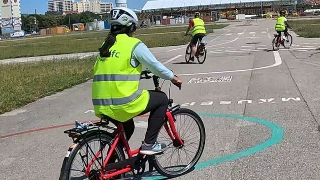 Fahrradkurs für Anfänger:innen