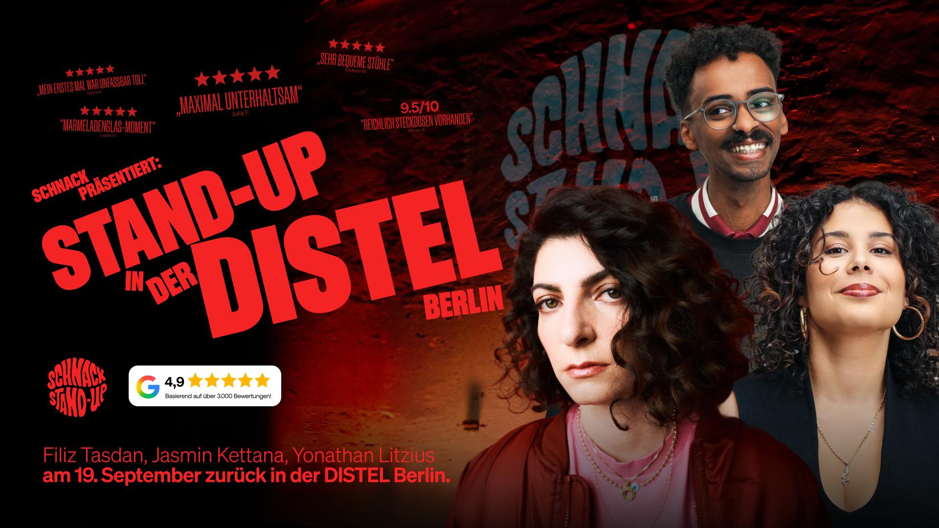 SCHNACK ALLSTARS in der DISTEL Berlin
