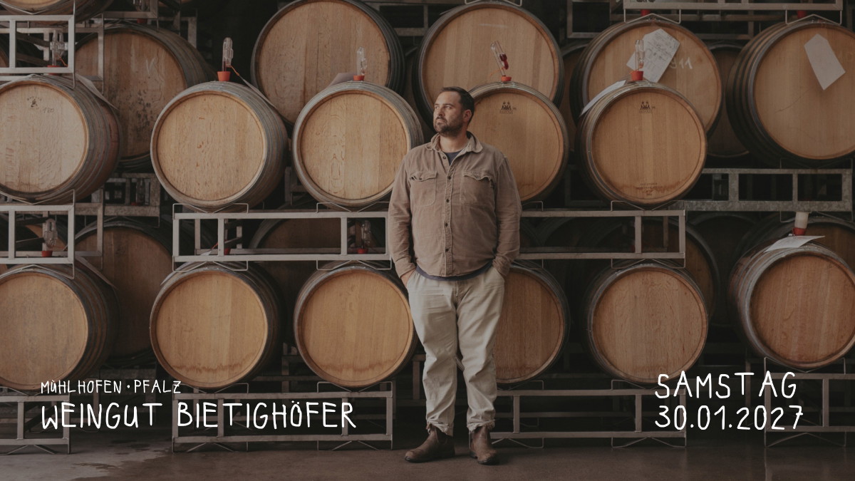 Titelbild der Veranstaltung Winzertasting - Stefan Bietighhöfer