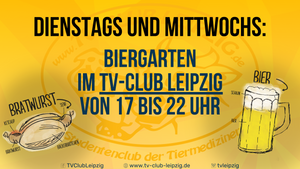 Biergarten im TV-Club Leipzig