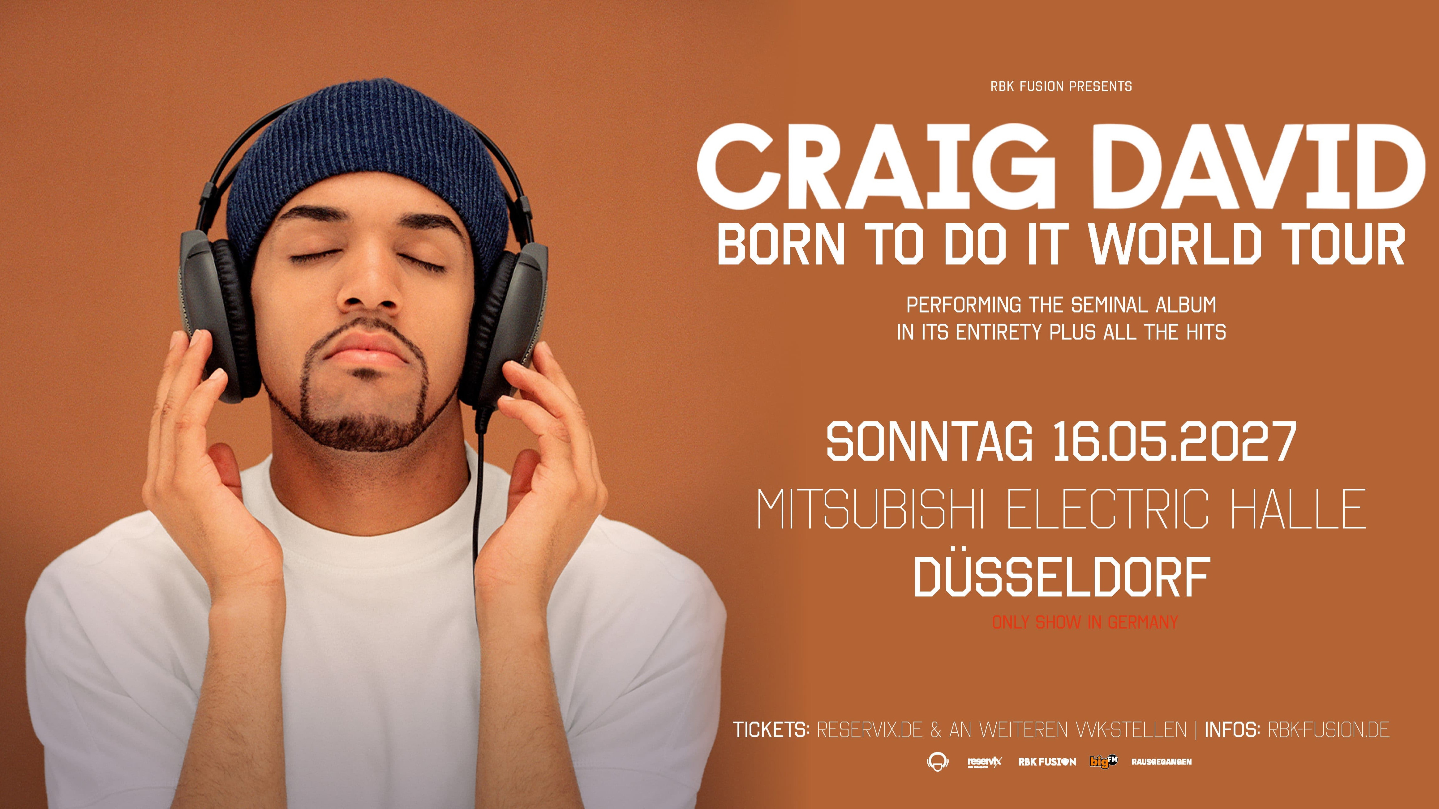 Craig David - Born To Do It 25th Anniversary Tour