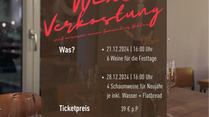 Winetasting für eine prickelnde Silversterparty