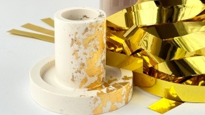 Jesmonite Kerzenständer