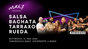 Salsa Bachata Rueda Tarraxo Workshops + Party