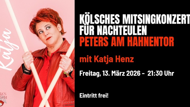 MitSingKunzät vür Naaksüüle, kostenloses Mitsingkonzert mit Katja Henz