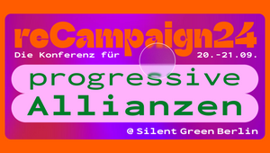 reCampaign24 – Konferenz für progressive Allianzen