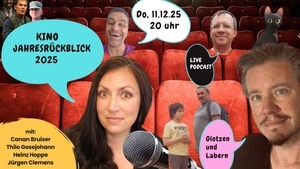 Kinojahresrückblick 2025 - Live Podcast - Cafe Frack Radio Show