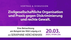 Zivilgesellschaftliche Organisation und Praxis gegen Diskriminierung und rechte Gewalt.