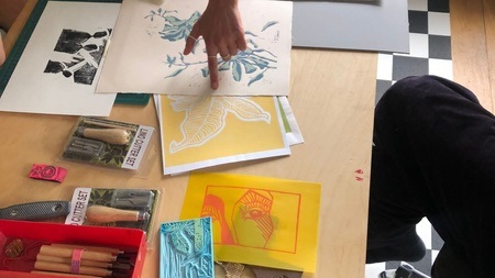 Linoldruck Workshop für Familien | ab 10 Jahren