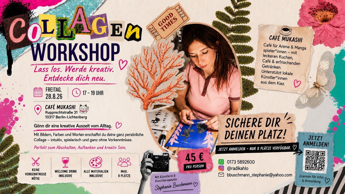 Titelbild der Veranstaltung Playful Collage & Self-Expression