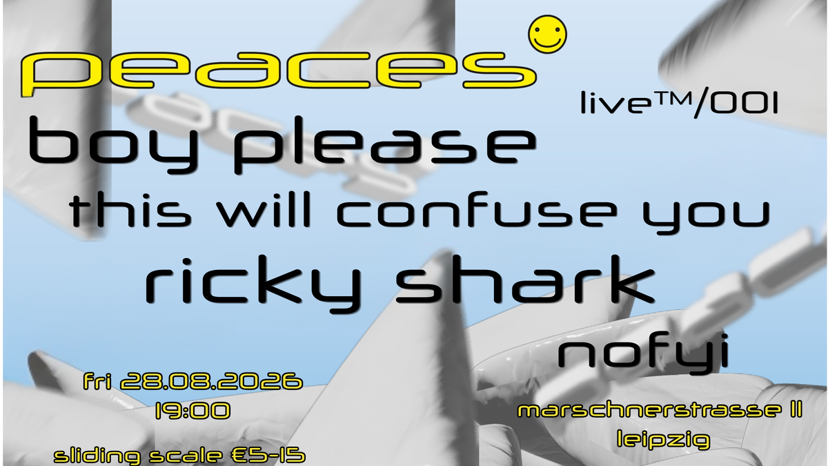 Titelbild der Veranstaltung peaces live ™/001