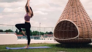 Exclusive Rooftop Yoga @Wolfram Bar & Terrace