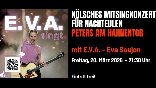 MitSingKunzät vür Naaksüüle, kostenloses Mitsingkonzert mit E.V.A.