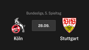1. BL, 5. Spieltag, 1. FC Köln - Stuttgart