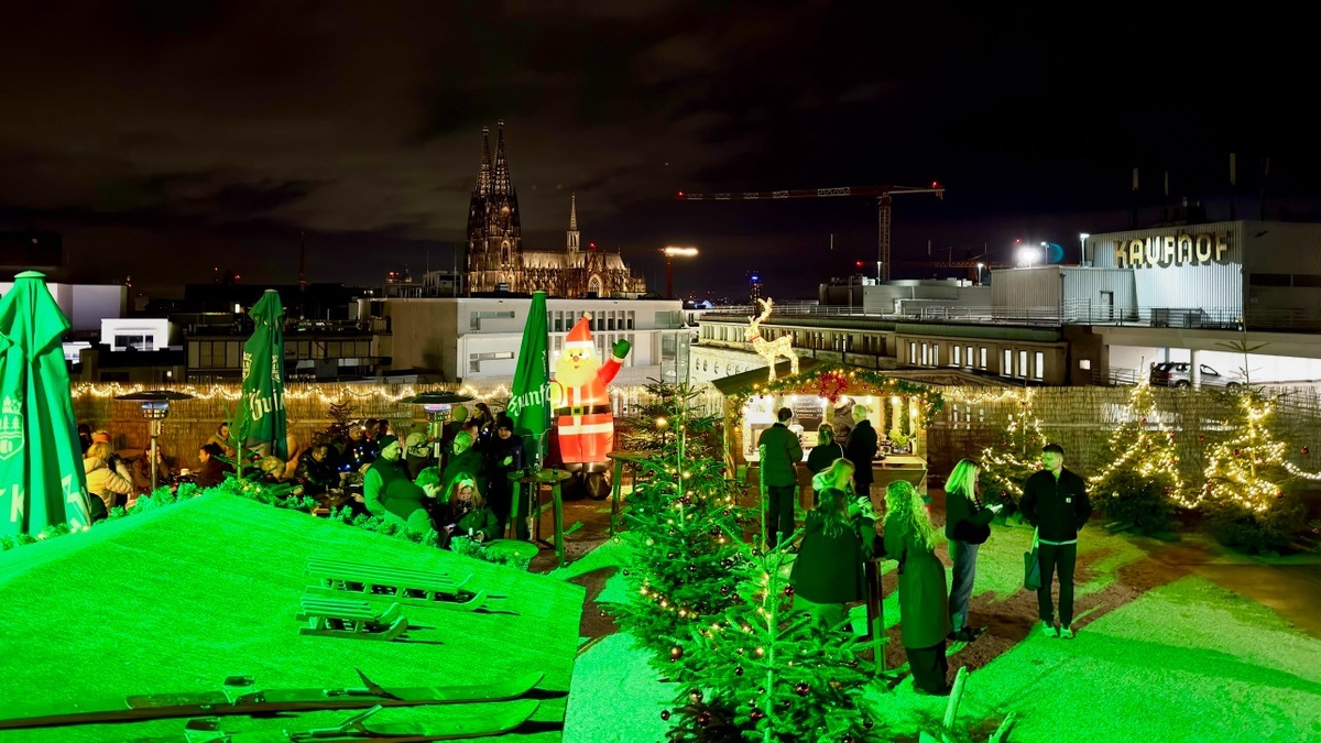 Kölns höchster Weihnachtsmarkt auf der SonnenscheinEtage