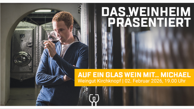 Weinverkostung und Gourmet-Menu mit Michael Kirchknopf aus dem Burgenland