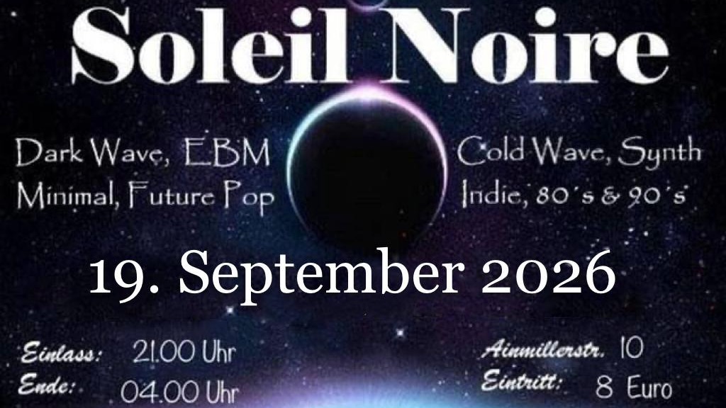 Titelbild der Veranstaltung Soleil Noire