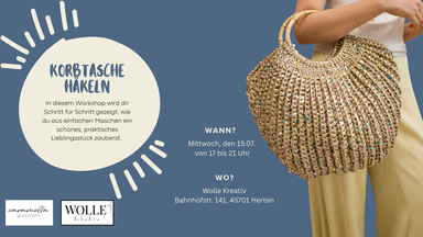 Workshop: Korbtasche häkeln