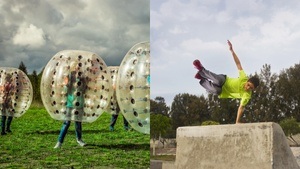 Westfälischer Bubble-Wort-Parkour