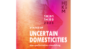 STATES OF UNCERTAIN DOMESTICITIES — eine <performative> Ausstellung: Film und Performance