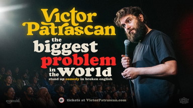 the biggest Problem in the world • Leipzig • Stand up Comedy in English with Victor Patrascan