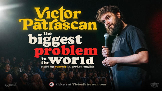 the biggest Problem in the world • Leipzig • Stand up Comedy in English with Victor Patrascan