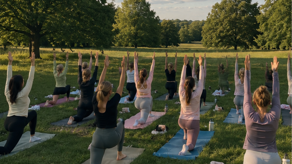Titelbild der Veranstaltung Outdoor Vinyasa Yoga @Unterer Schlossgarten
