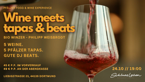 Wine meets Tapas & Beats – Die Wine Party im Schönes Leben Dortmund