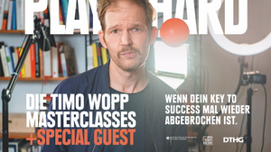 Timo Wopp  mit "Work Hard. Play Hard."