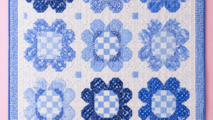 Blumenpanel in Foundation Paper Piecing