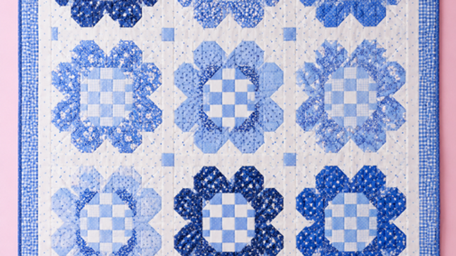 Blumenpanel in Foundation Paper Piecing