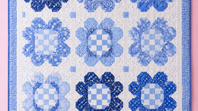Blumenpanel in Foundation Paper Piecing