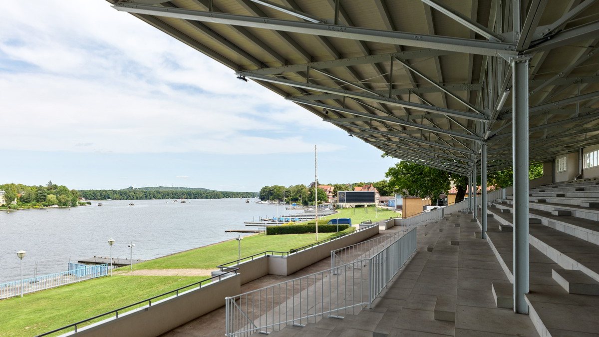 Verknüpfte Orte: Das Ensemble des Regattageländes Grünau - Öffentlicher Rundgang zum Tag des offenen Denkmals