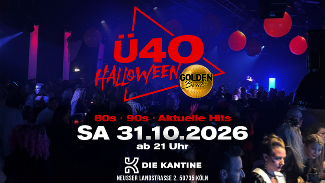Die große Ü40 Halloween Party - Kantine Köln