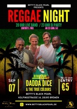 Reggae Night - "Dadda Dice & True Colours" / DJ Ras Qulah