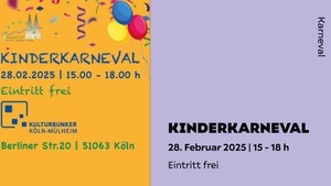 Kinderkarneval im Kulturbunker