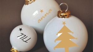 Workshop Weihnachtskugeln gestalten