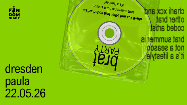 brat party • w/ charli xcx & other brat coded artists • dresden